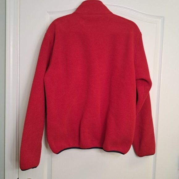 Red Men's L.L. Bean Fleece Jacket - Picture 4 of 4